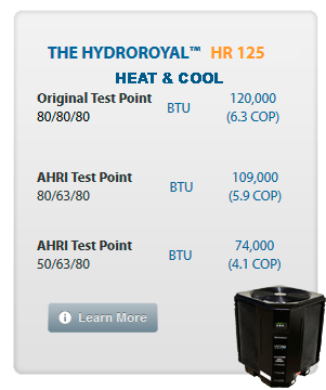 Hydro Royal Model 125 Heat And Cool