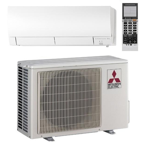 Mitsubishi H2i 18K BTU 21 SEER Single-Zone Ductless Mini-Split Hyper Heat Pump