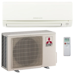 Mitsubishi 12K BTU 18 SEER Single-Zone Ductless Mini-Split Heat Pump System