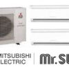 Mitsubishi Ductless Mini Split 16.0 SEER 2 x 9,000 BTU/H Cooling & Heating