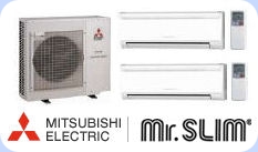 Mitsubishi Ductless Mini Split 16.0 SEER 1 x 12,000-15,000 BTU/H Cooling & Heating