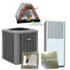 Revolv 4 Ton 14.5 SEER Complete Split System Heat Pump For Modular Home Quick Connect