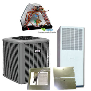 Revolv 2.5 Ton 14.5 SEER Complete Split System Heat Pump For Modular Home Quick Connect