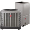 Rheem 2 Ton 15 SEER R410A ECM Complete Split System Heat Pump