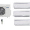 Daikin 3MXS24JVJU 24,000 Btu Outdoor Unit 3-Zone Heat and Cool Ductless Mini Split System 09+12+15 Btu Indoor Units