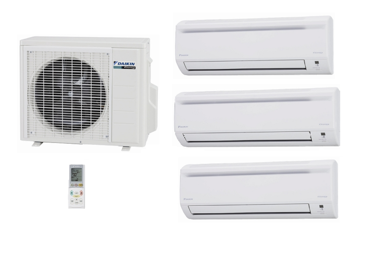 Daikin 3MXS24JVJU 24,000 Btu Outdoor Unit 3-Zone Heat and Cool Ductless ...