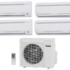 Daikin 4MXS32GVJU 32,000 Btu Outdoor Unit 4-Zone Heat and Cool Ductless Mini Split System 09+12+12+12 Btu Indoor Units